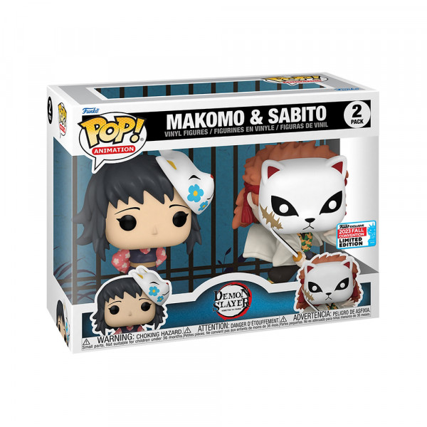 Funko POP! 2 Pack Demon Slayer Kimetsu no Yaiba: Makomo and Sabito